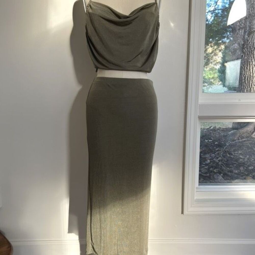 Olive Green Jersey Set